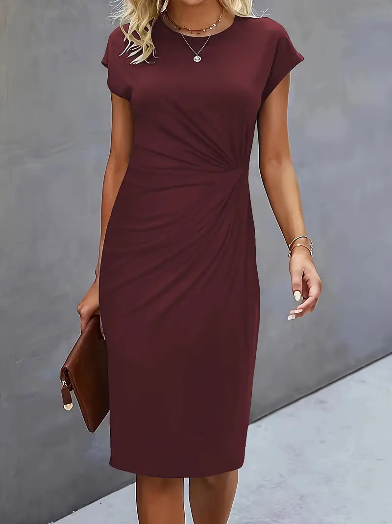 Mallory™ | Stylish Round Neck Dress