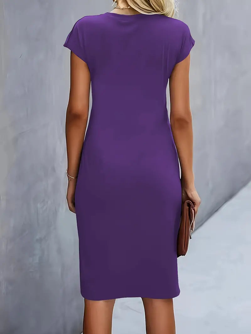 Mallory™ | Stylish Round Neck Dress