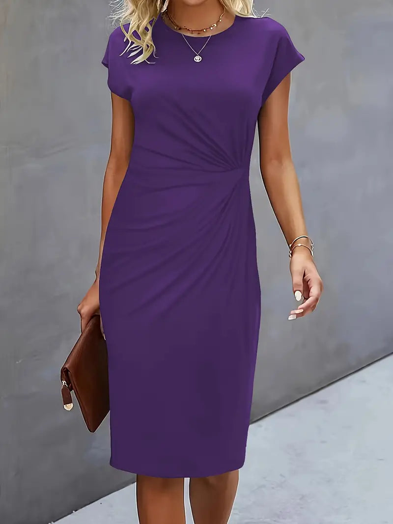 Mallory™ | Stylish Round Neck Dress