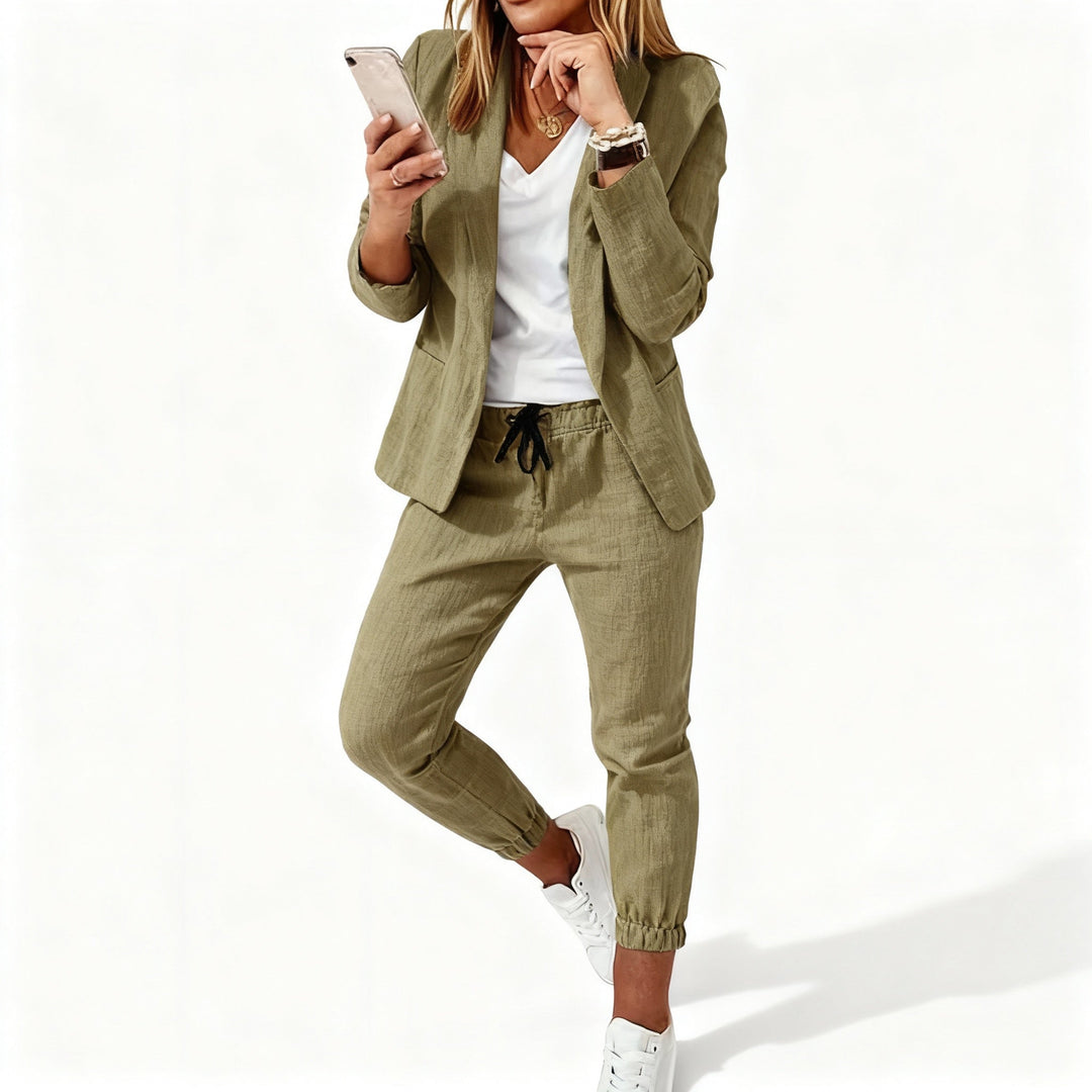 Fontaine™ | Sienna – Ensemble coordonné blazer et jogging