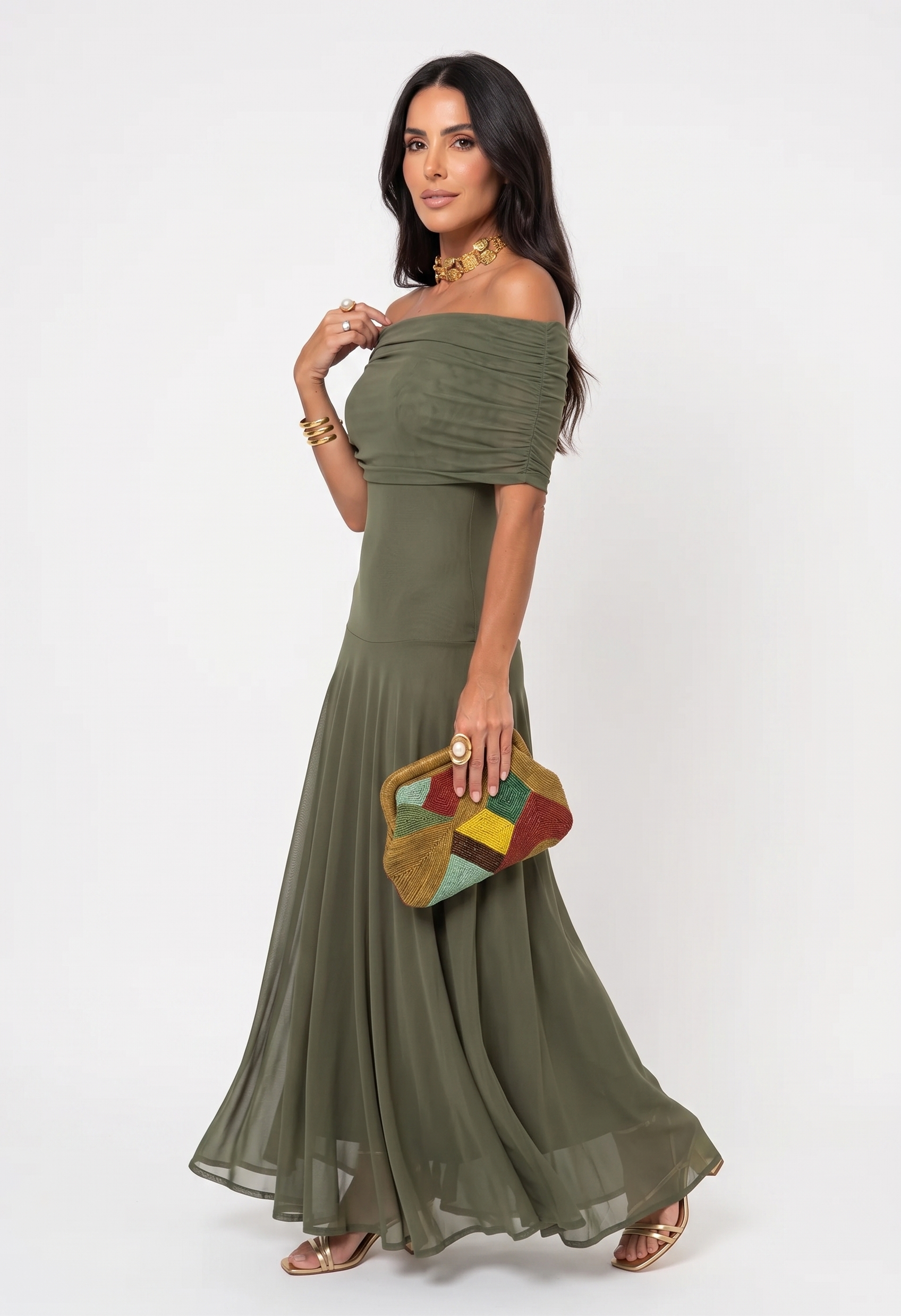 Fontaine™ | Carla – Robe longue élégante et simple
