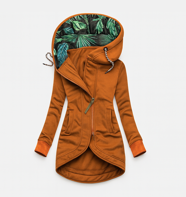 Coralina | Asymmetrical Jacket with Wide Hood
