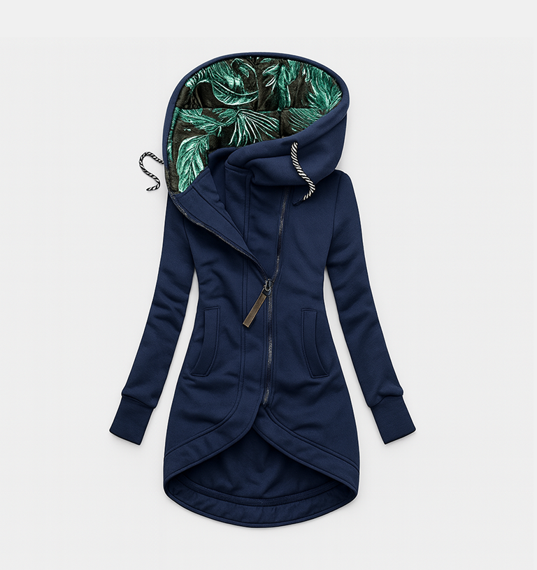 Coralina | Asymmetrical Jacket with Wide Hood