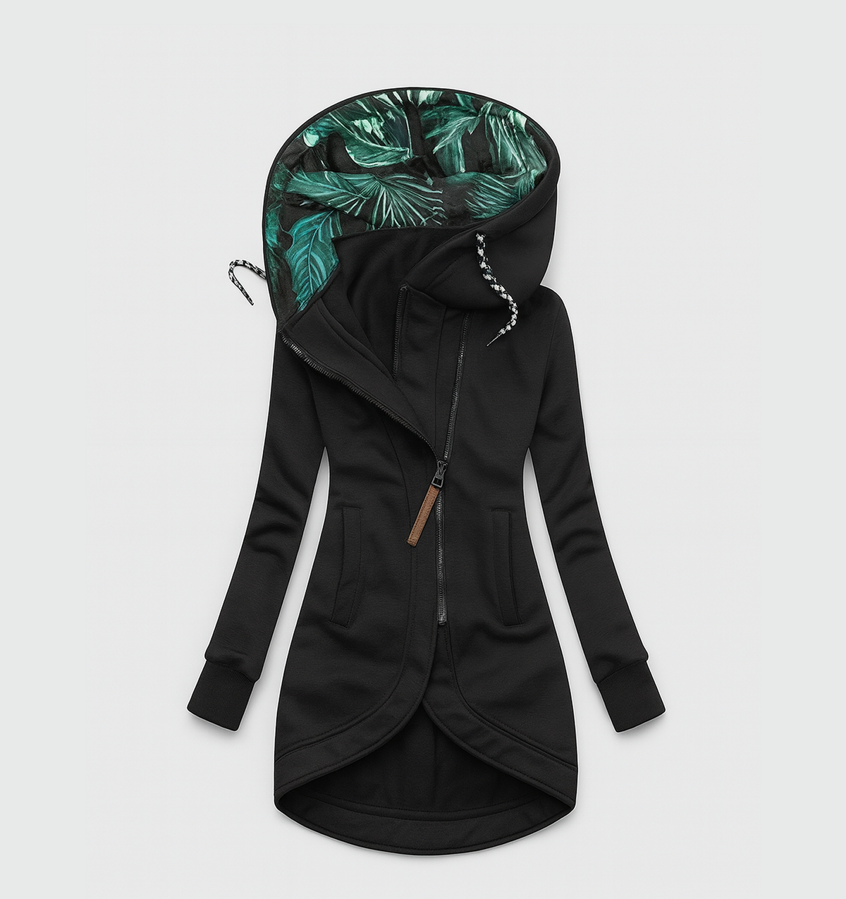 Coralina | Asymmetrical Jacket with Wide Hood
