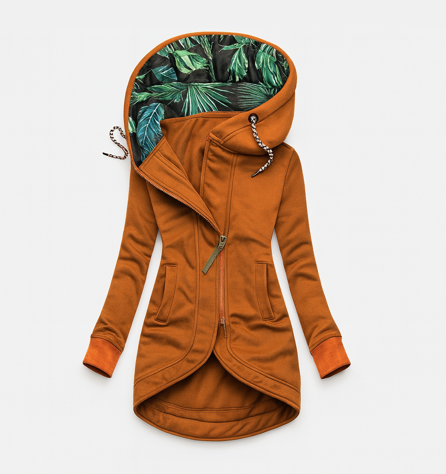 Coralina | Asymmetrical Jacket with Wide Hood