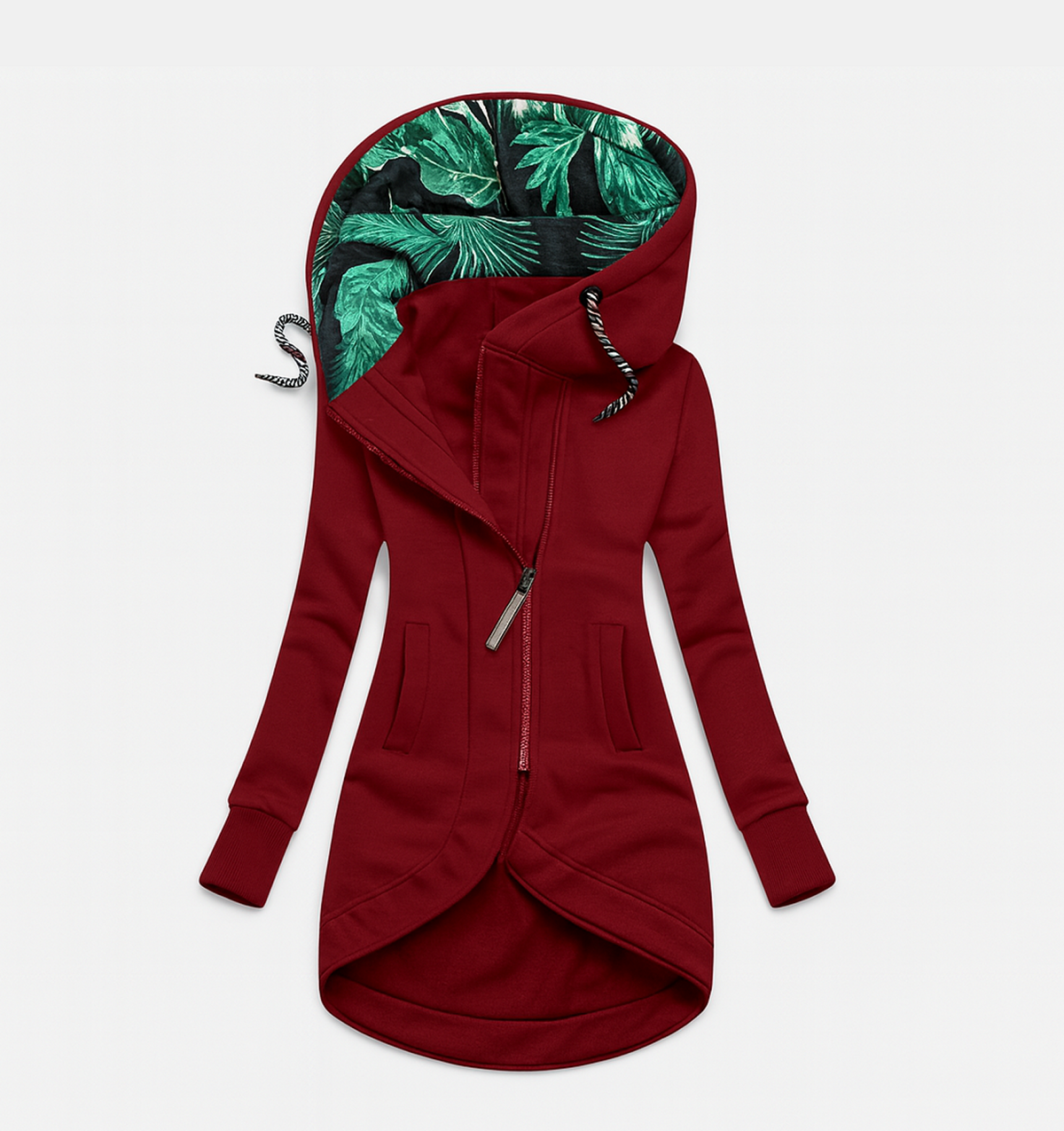 Coralina | Asymmetrical Jacket with Wide Hood