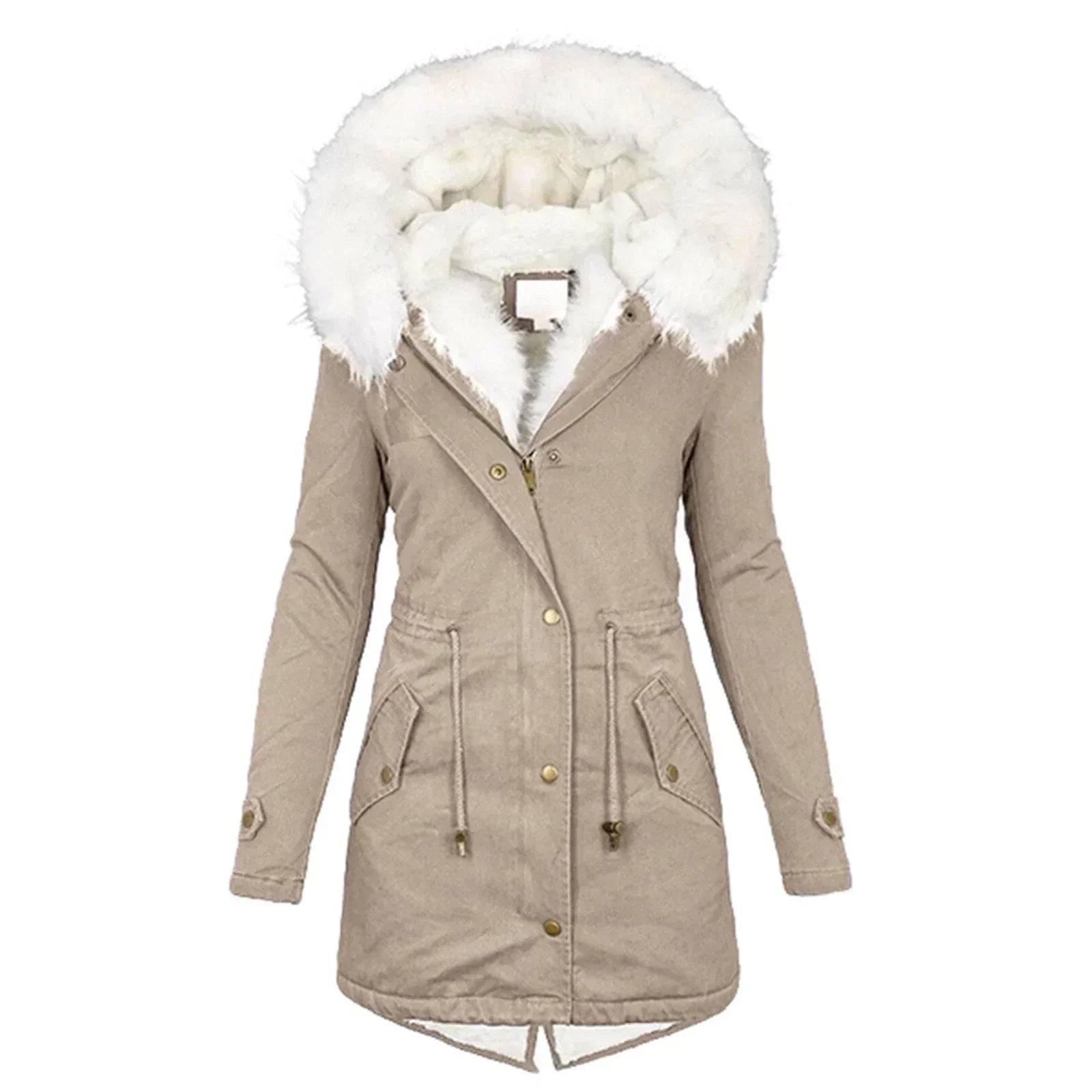 Helen | Warm Fur Hood Parka