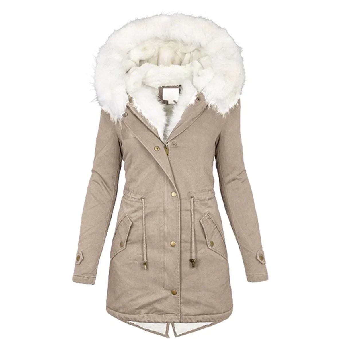 Helen | Warm Fur Hood Parka