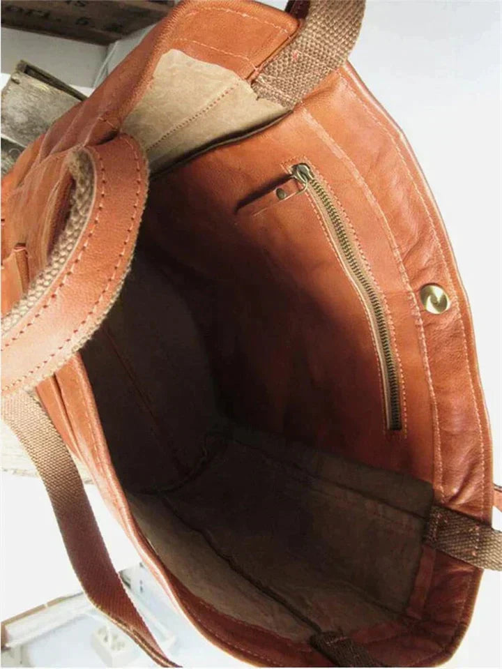 Fontaine™ | Ella – Cabas en cuir intemporel de haute qualité