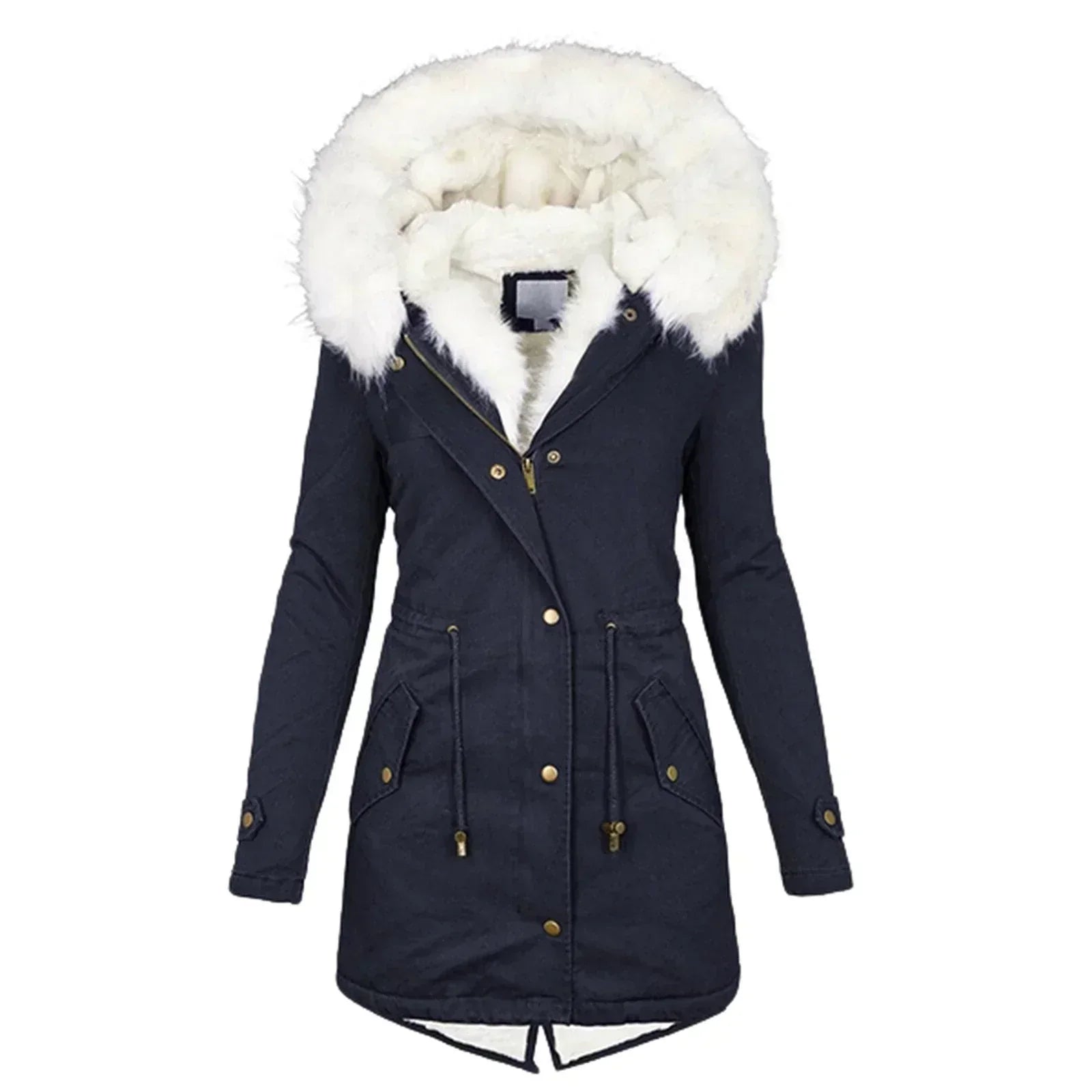 Helen | Warm Fur Hood Parka