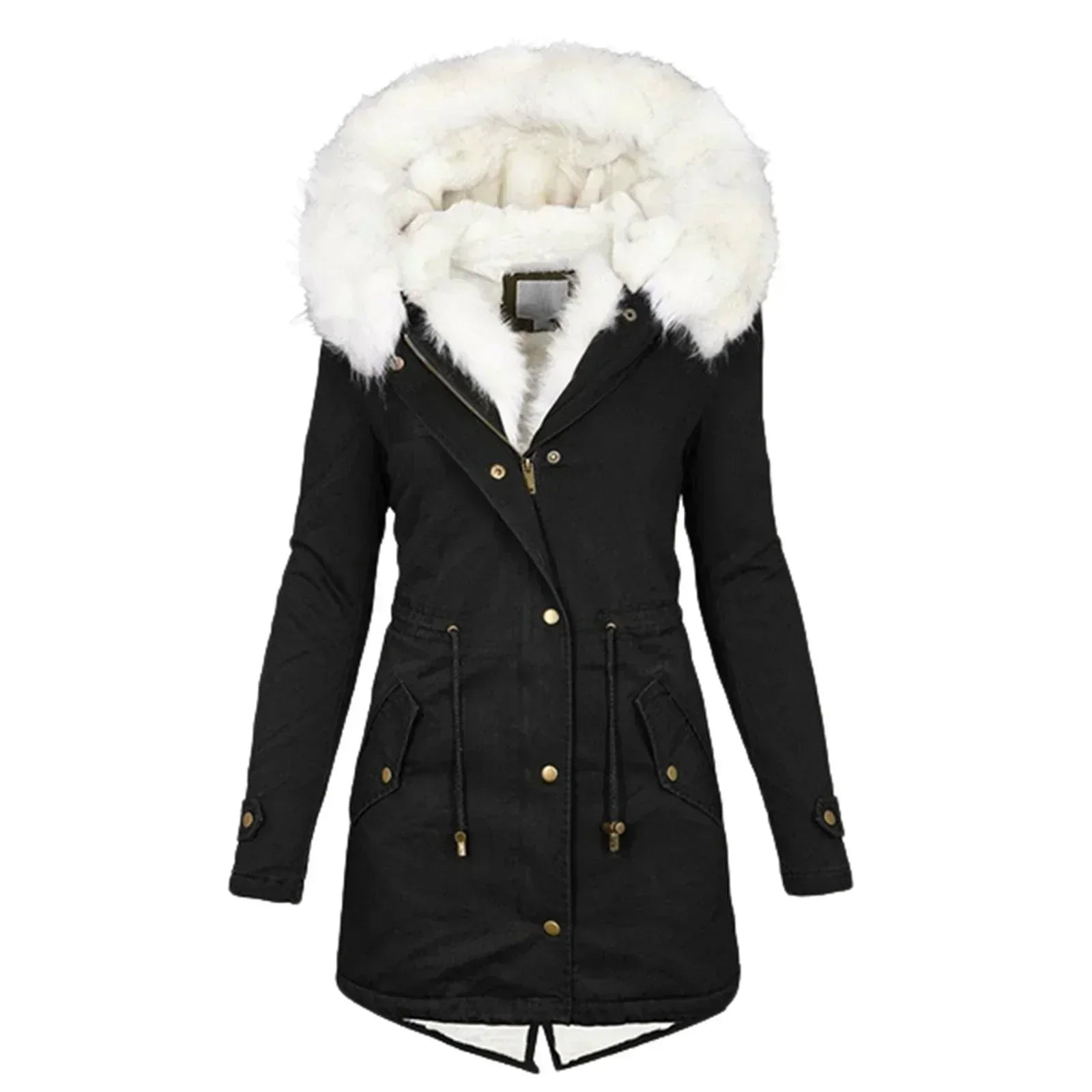 Helen | Warm Fur Hood Parka