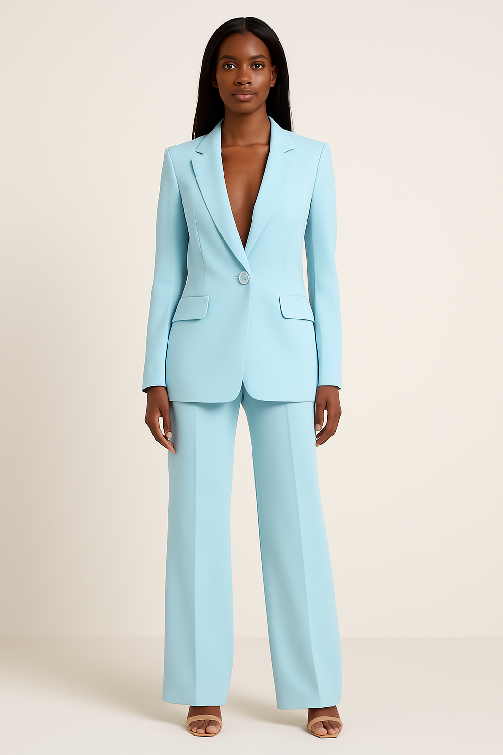 Fontaine™ | Ella – Tailleur formel bleu céleste