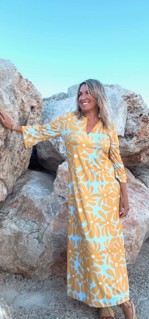 Fontaine™ | Alameda – Robe d’été jaune élégante