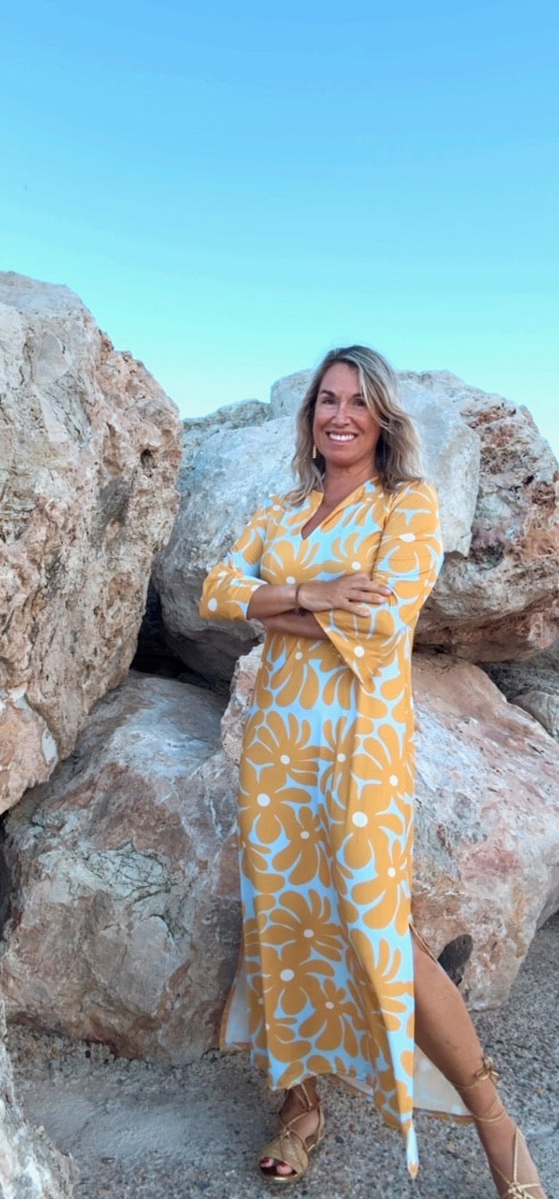 Fontaine™ | Alameda – Robe d’été jaune élégante