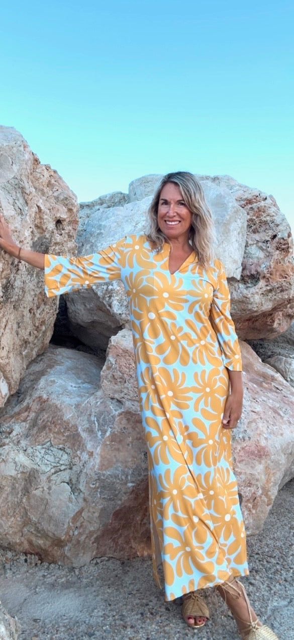 Fontaine™ | Alameda – Robe d’été jaune élégante