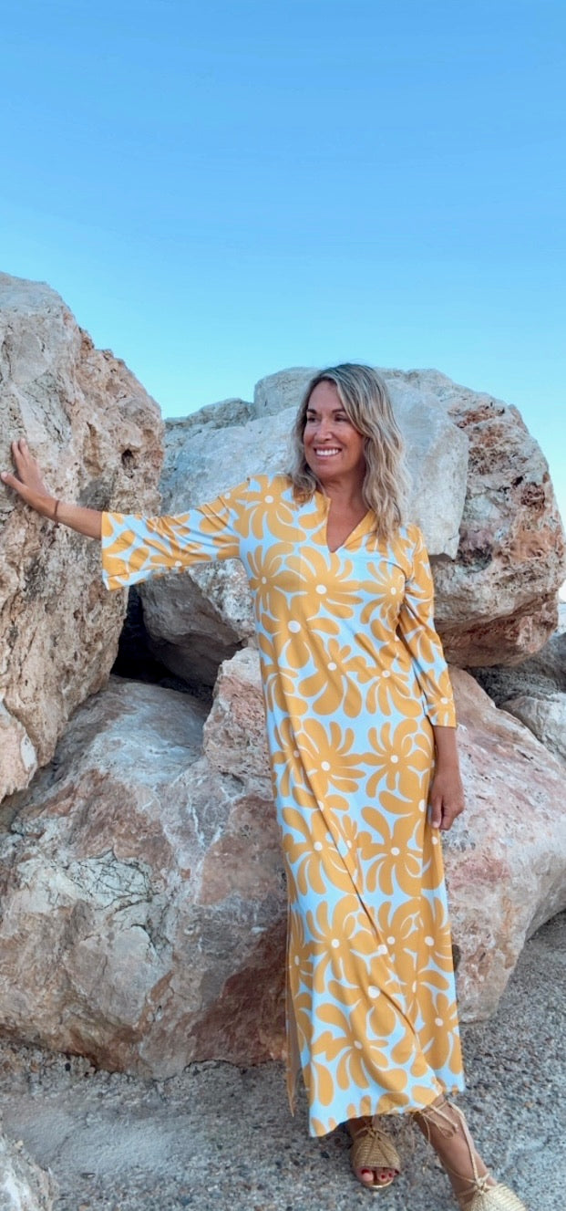 Fontaine™ | Alameda – Robe d’été jaune élégante