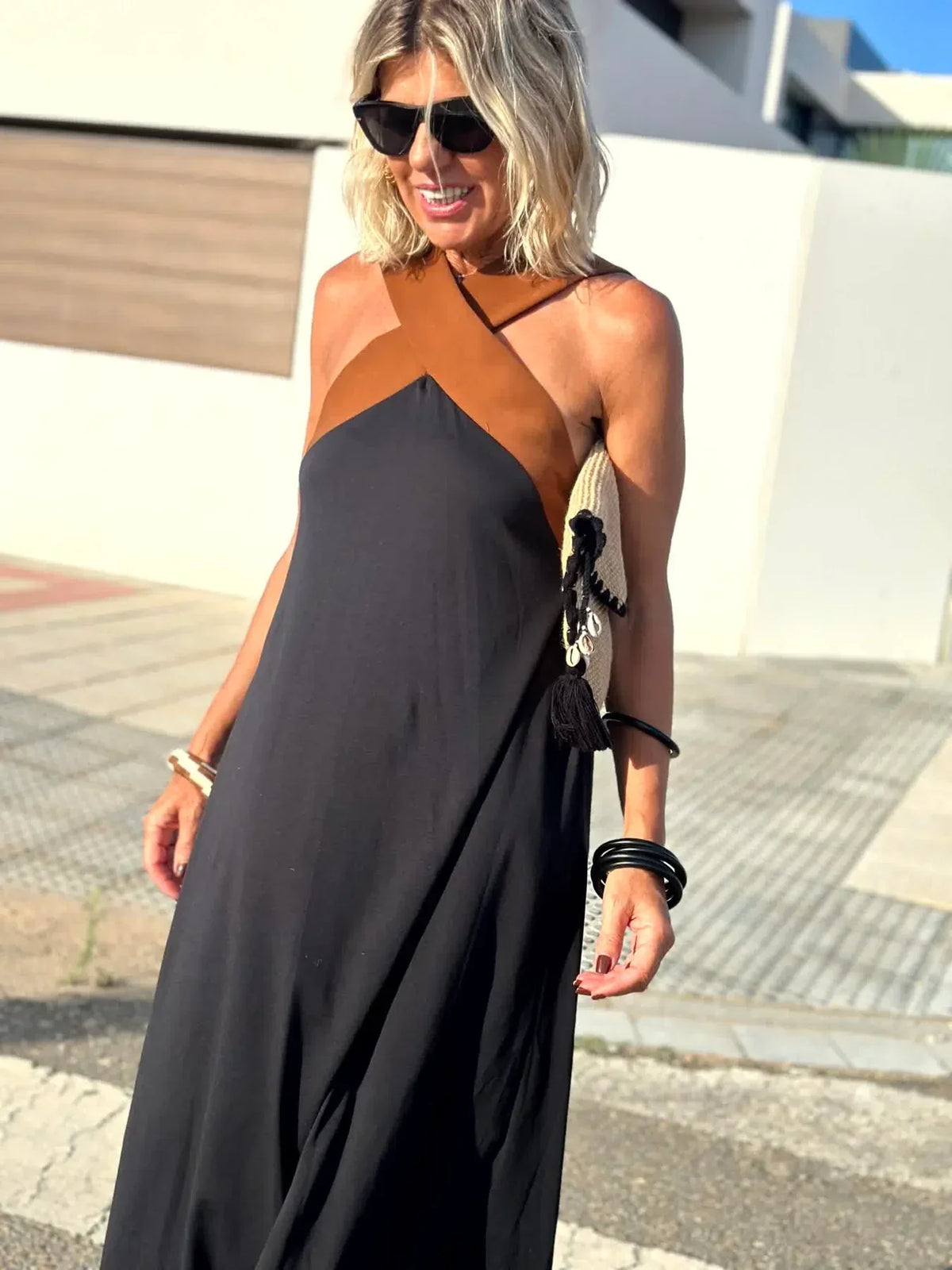 Charlotte™ Elegant Open-Back Dress
