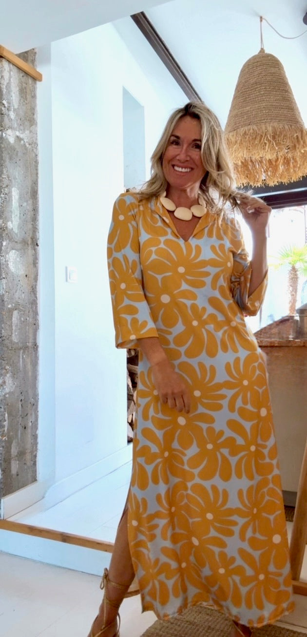 Fontaine™ | Alameda – Robe d’été jaune élégante