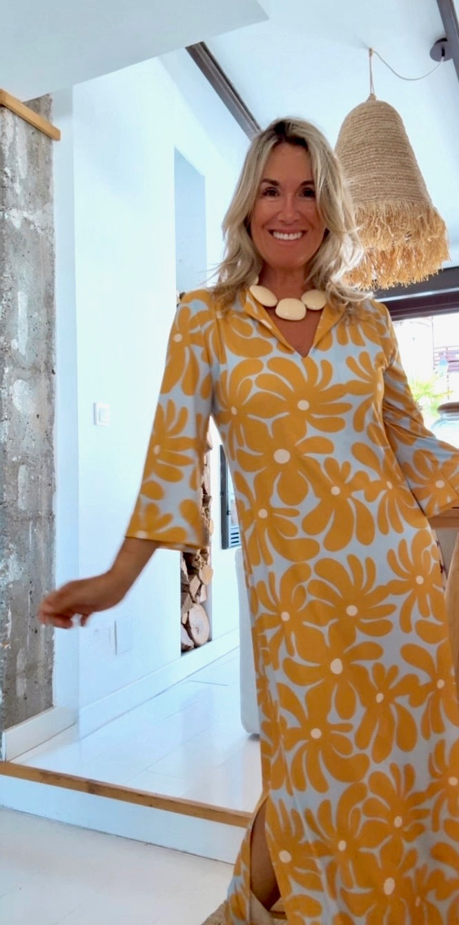 Fontaine™ | Alameda – Robe d’été jaune élégante