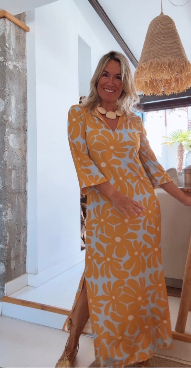 Fontaine™ | Alameda – Robe d’été jaune élégante