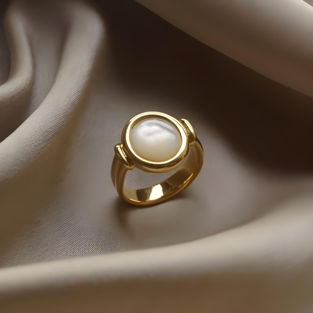 Coleen™ Elegant All Pearl Ring