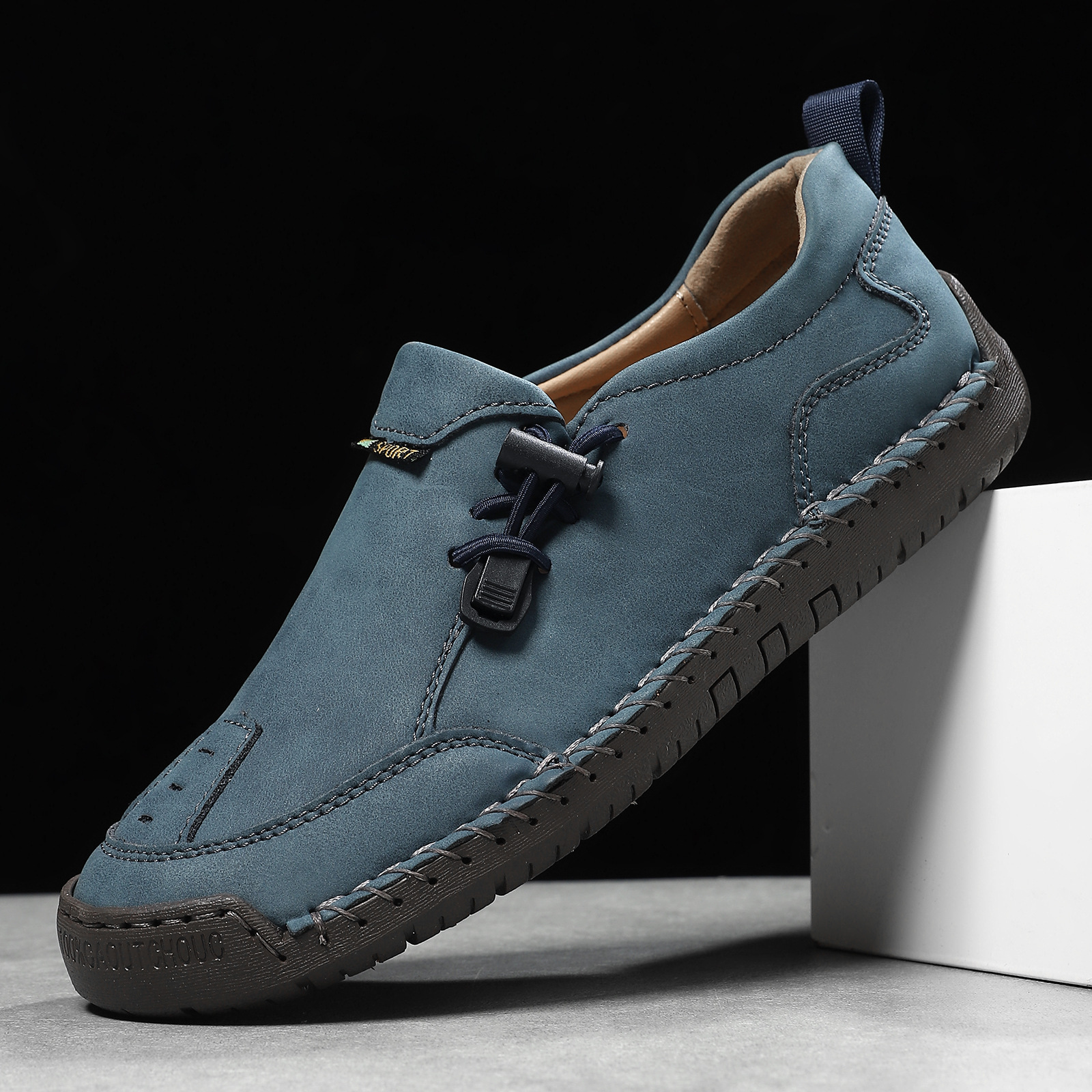 FONTAINE | Mocassins Confort Piqués Main Mathilde