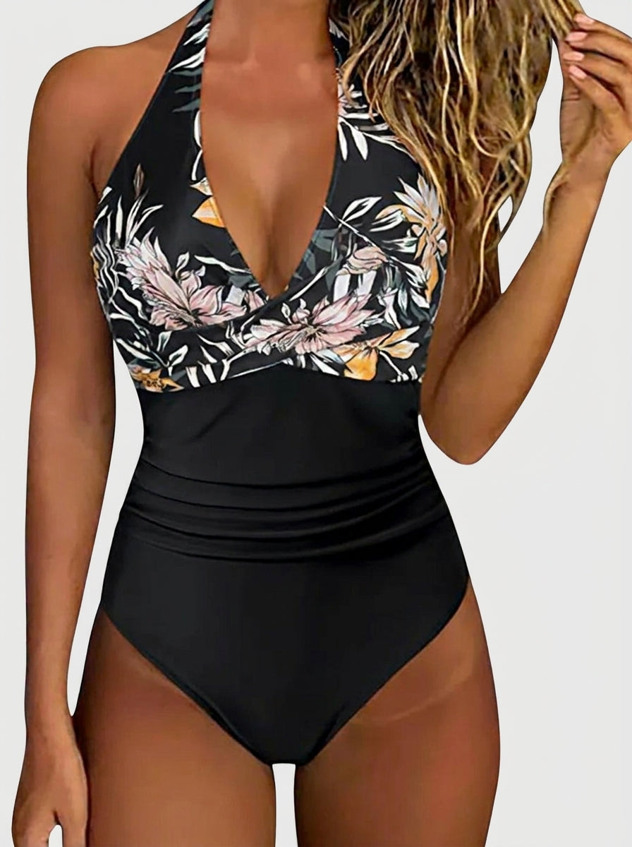 Fontaine™ | Florencia – Maillot de bain élégant pour femme à col en V