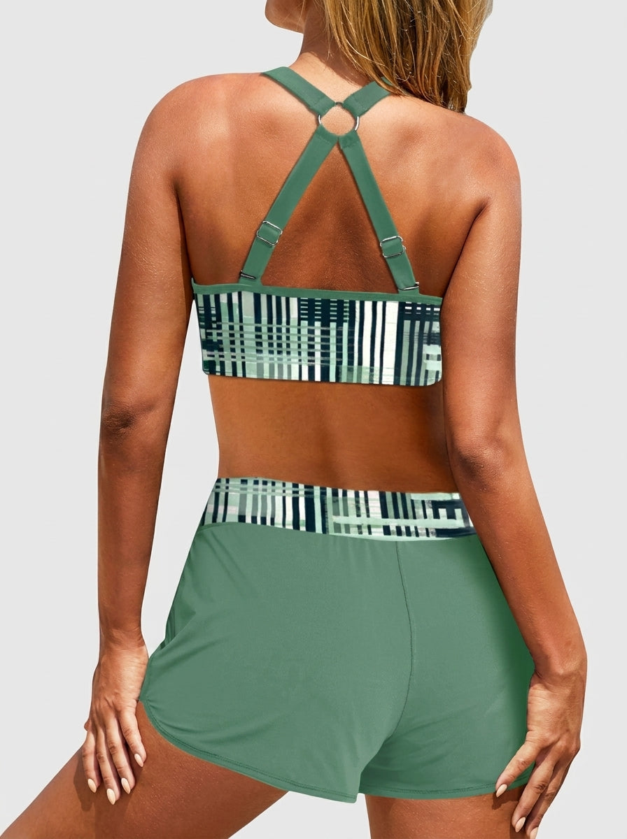 Fontaine™ | Azalea – Maillot de bain côtelé à taille haute