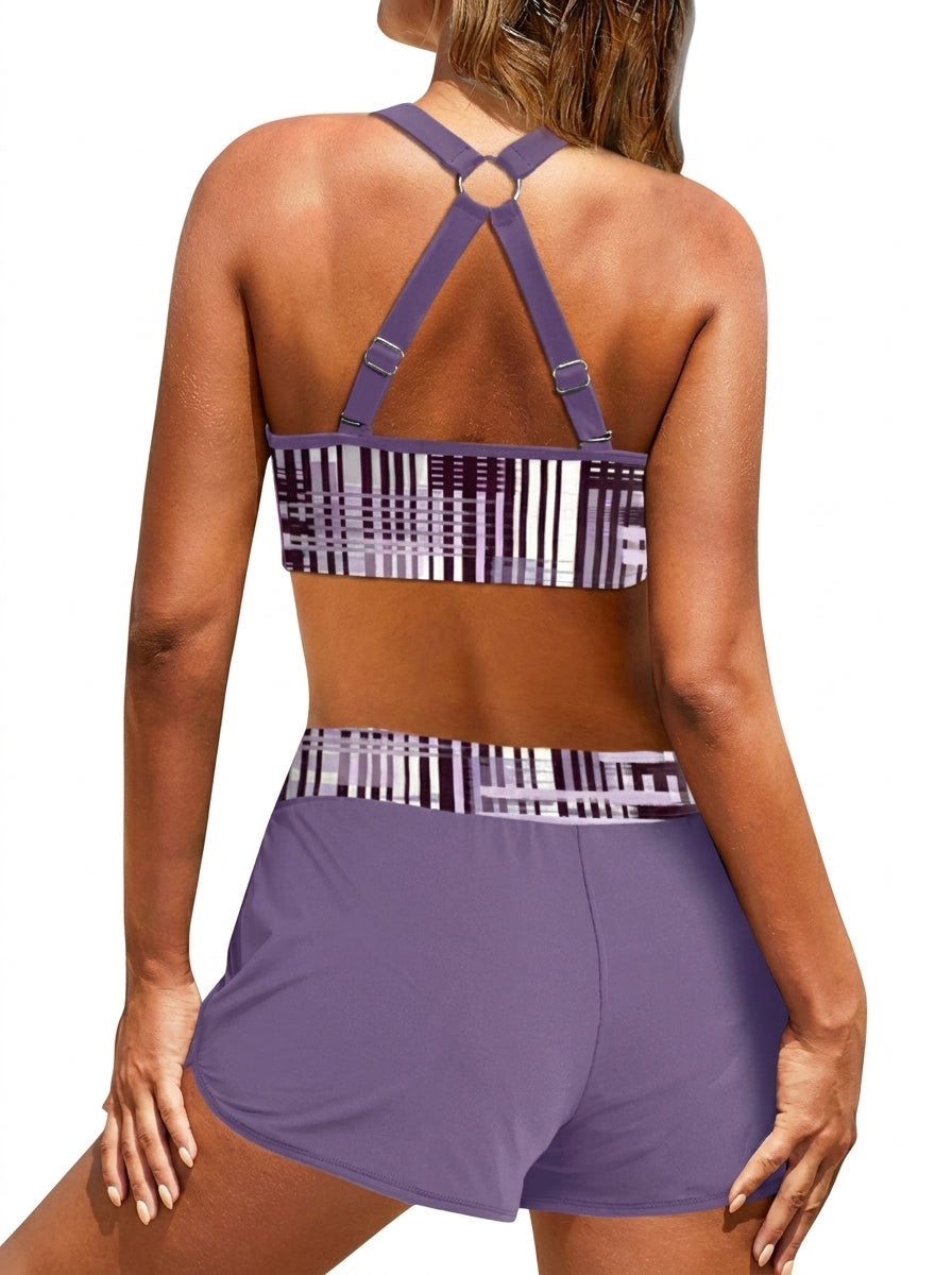 Fontaine™ | Azalea – Maillot de bain côtelé à taille haute