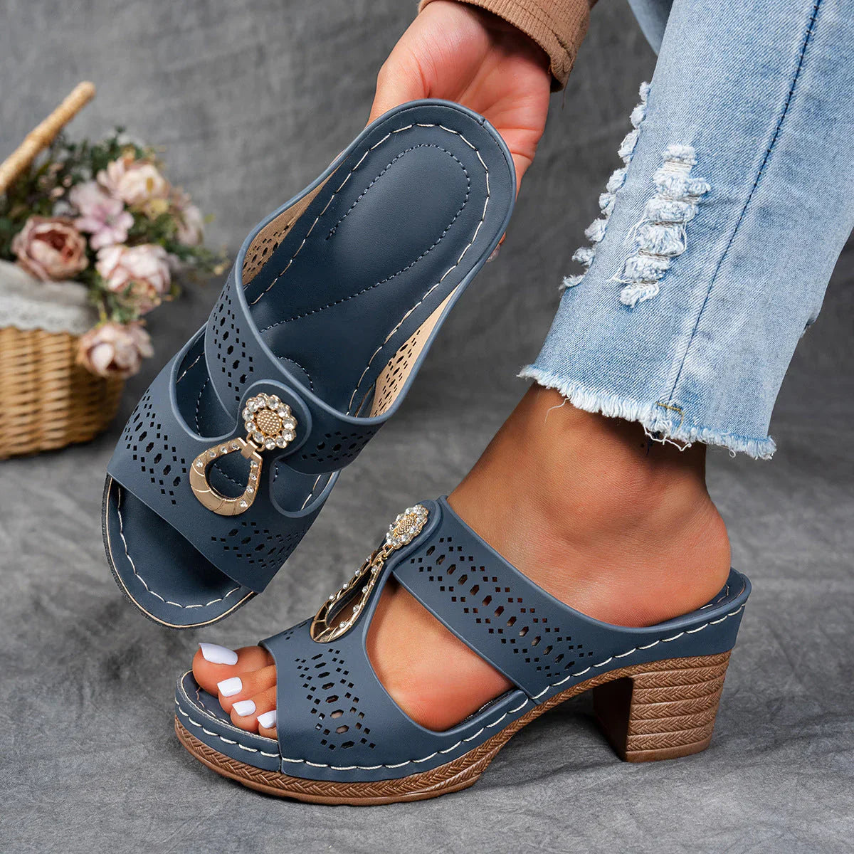Zariah™ Orthopedic Heel Sandals