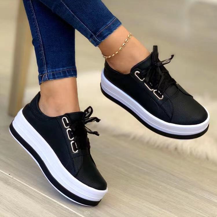 Miralyn™ | Pearlescent Platform Sneakers