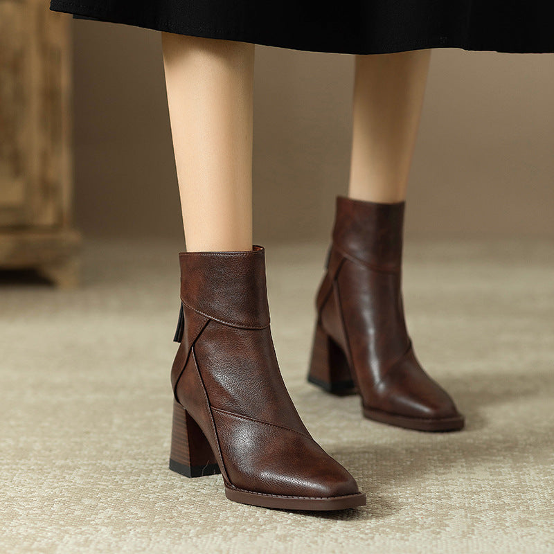 Karen | Orthopedic Leather Boots