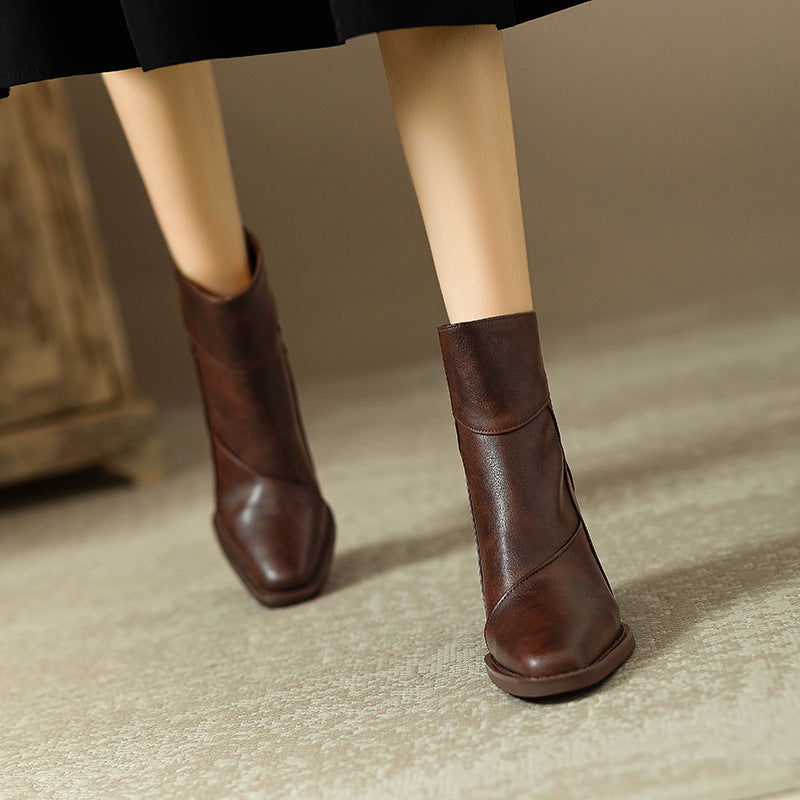 Karen | Orthopedic Leather Boots