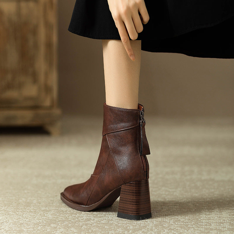 Karen | Orthopedic Leather Boots
