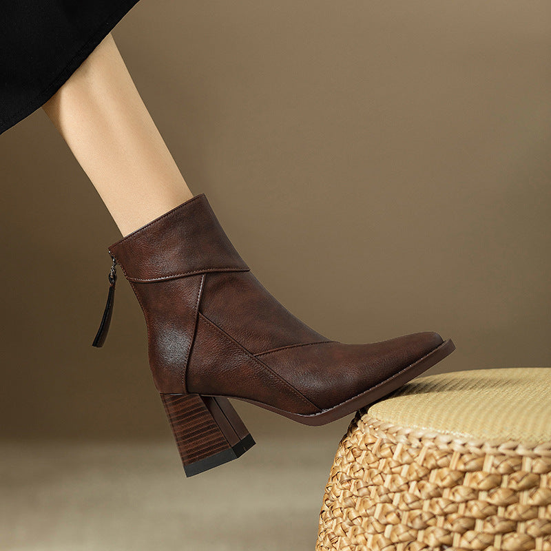 Karen | Orthopedic Leather Boots