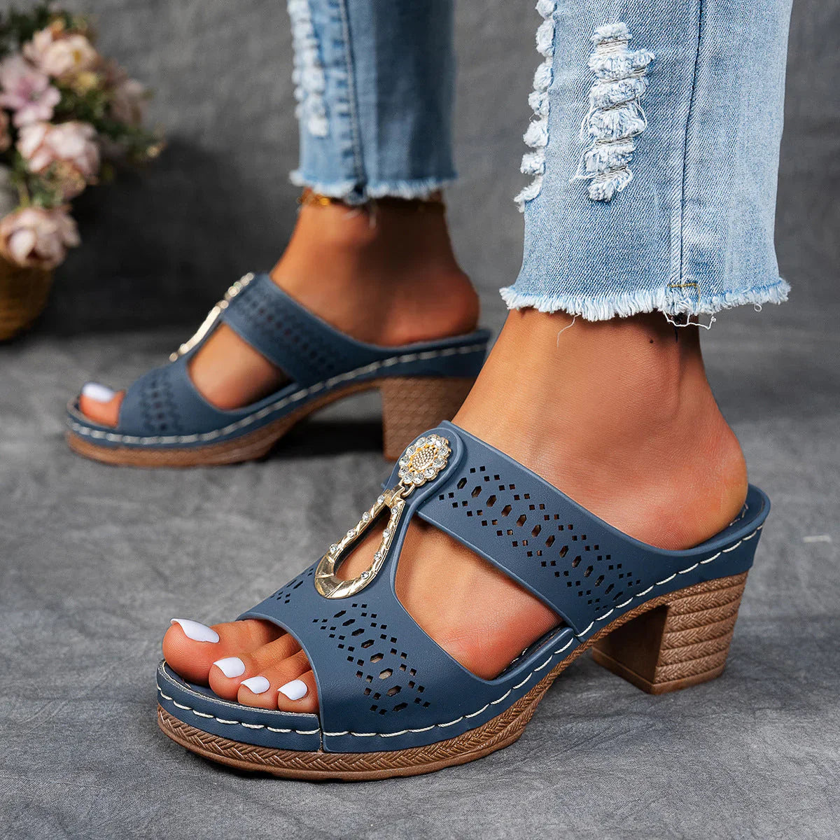 Zariah™ Orthopedic Heel Sandals