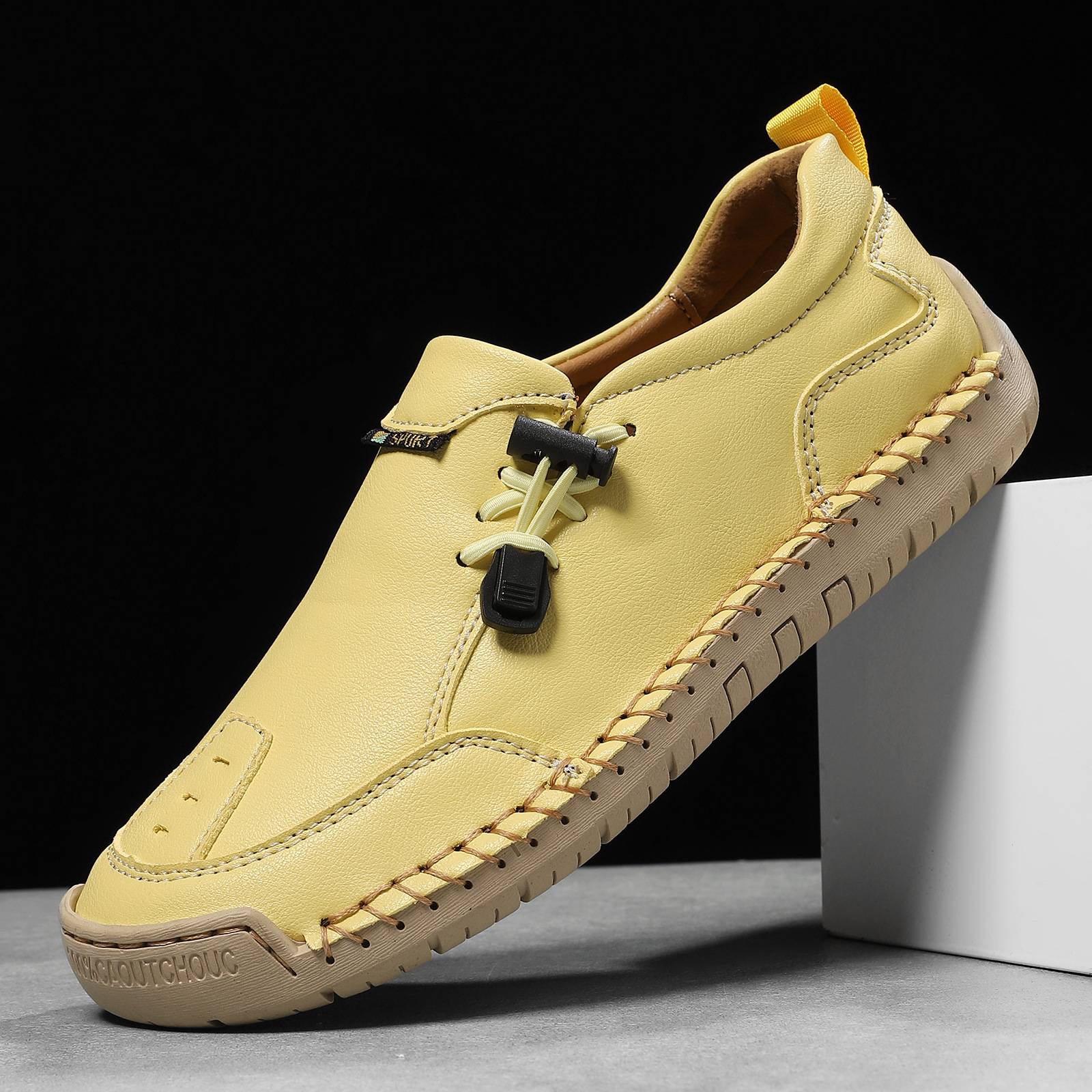 FONTAINE | Mocassins Confort Piqués Main Mathilde