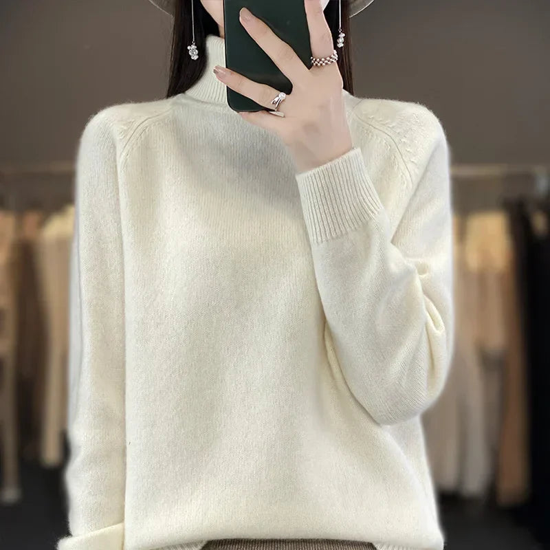 Isla | Cashmere Turtleneck Jumper
