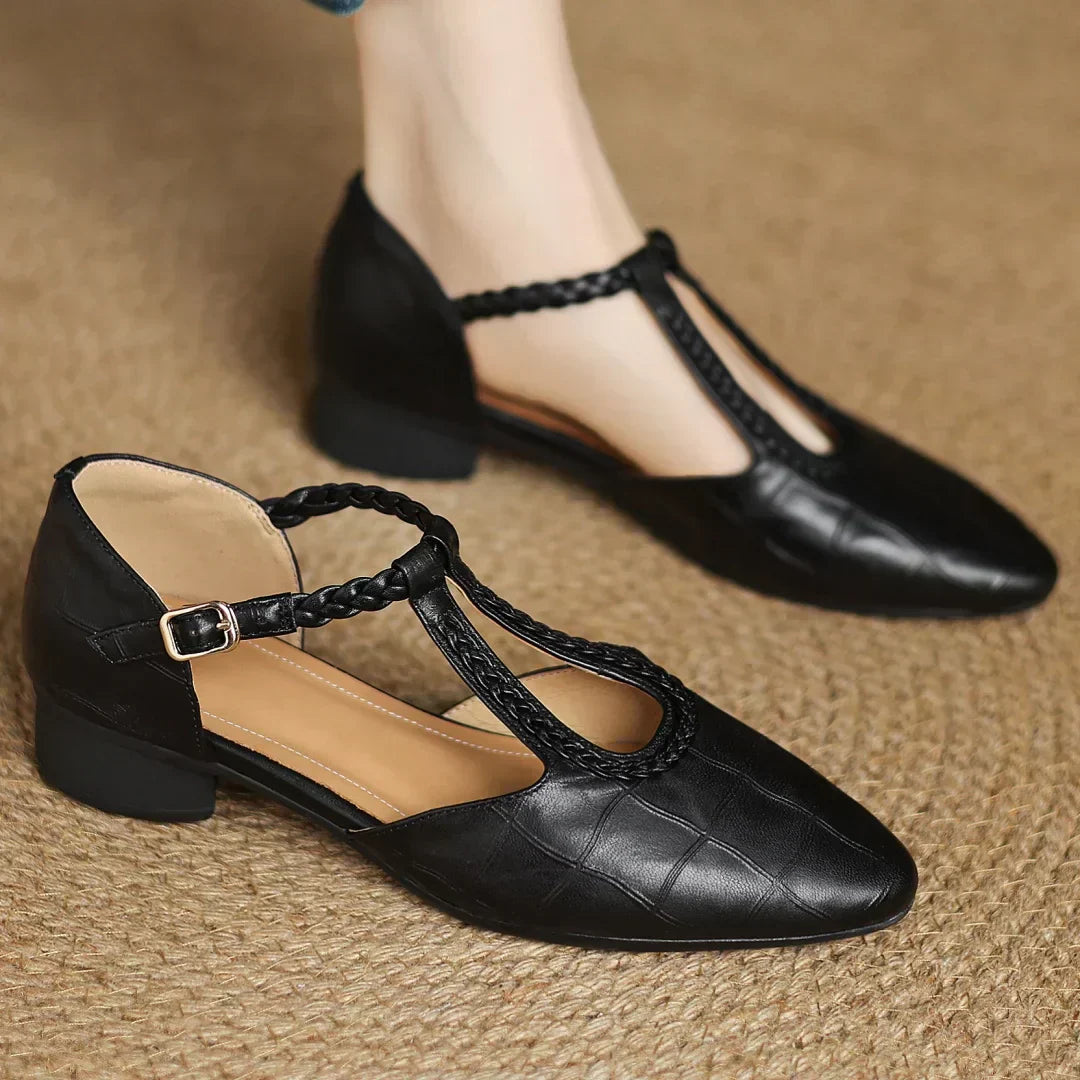 Braided Leather Shoes