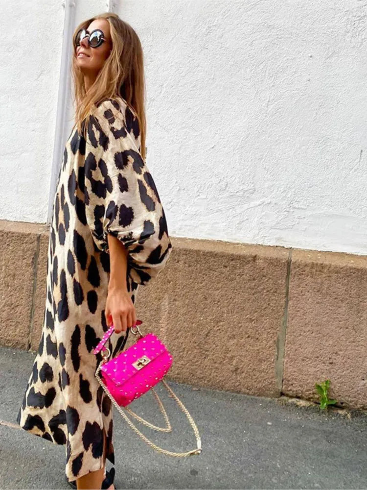Milya™ Leopard Print Dress