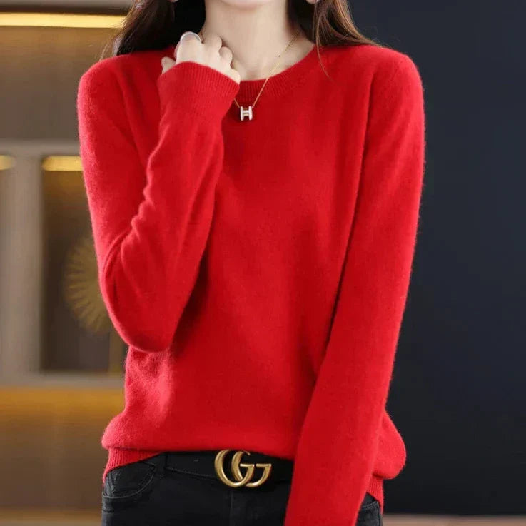 Willow | Fine Cashmere Crew-Neck Jumper
