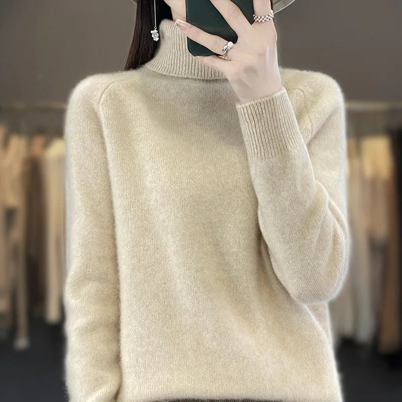 Isla | Cashmere Turtleneck Jumper