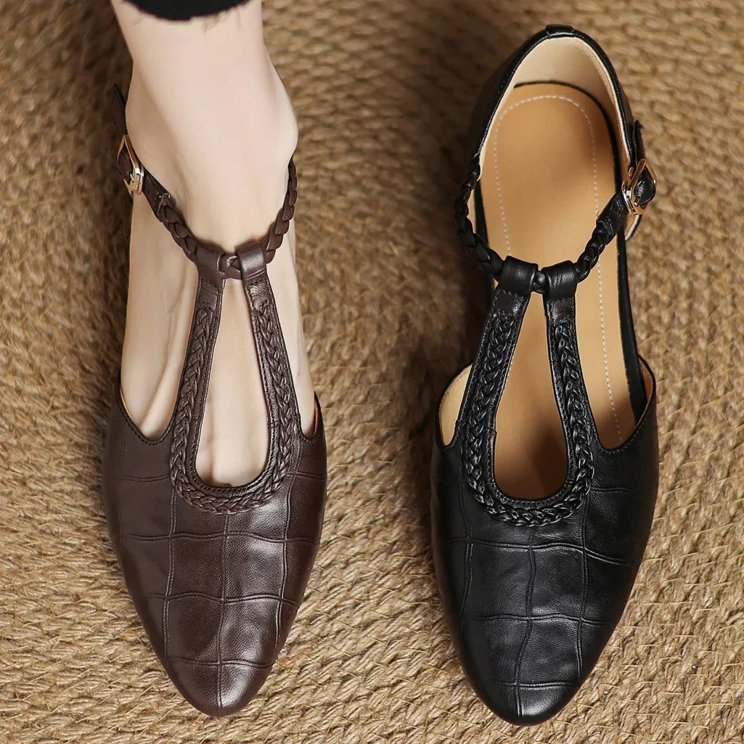 Braided Leather Shoes
