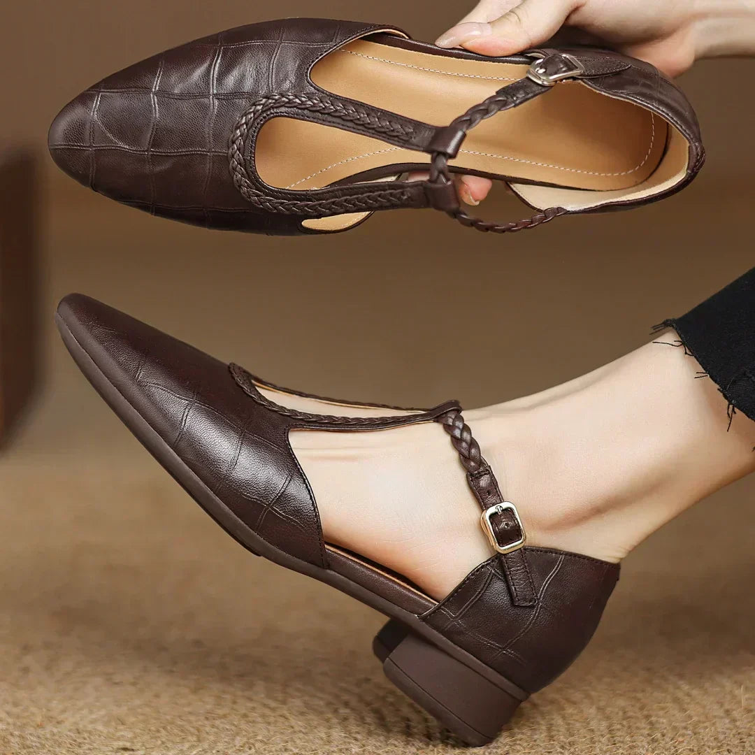 Braided Leather Shoes