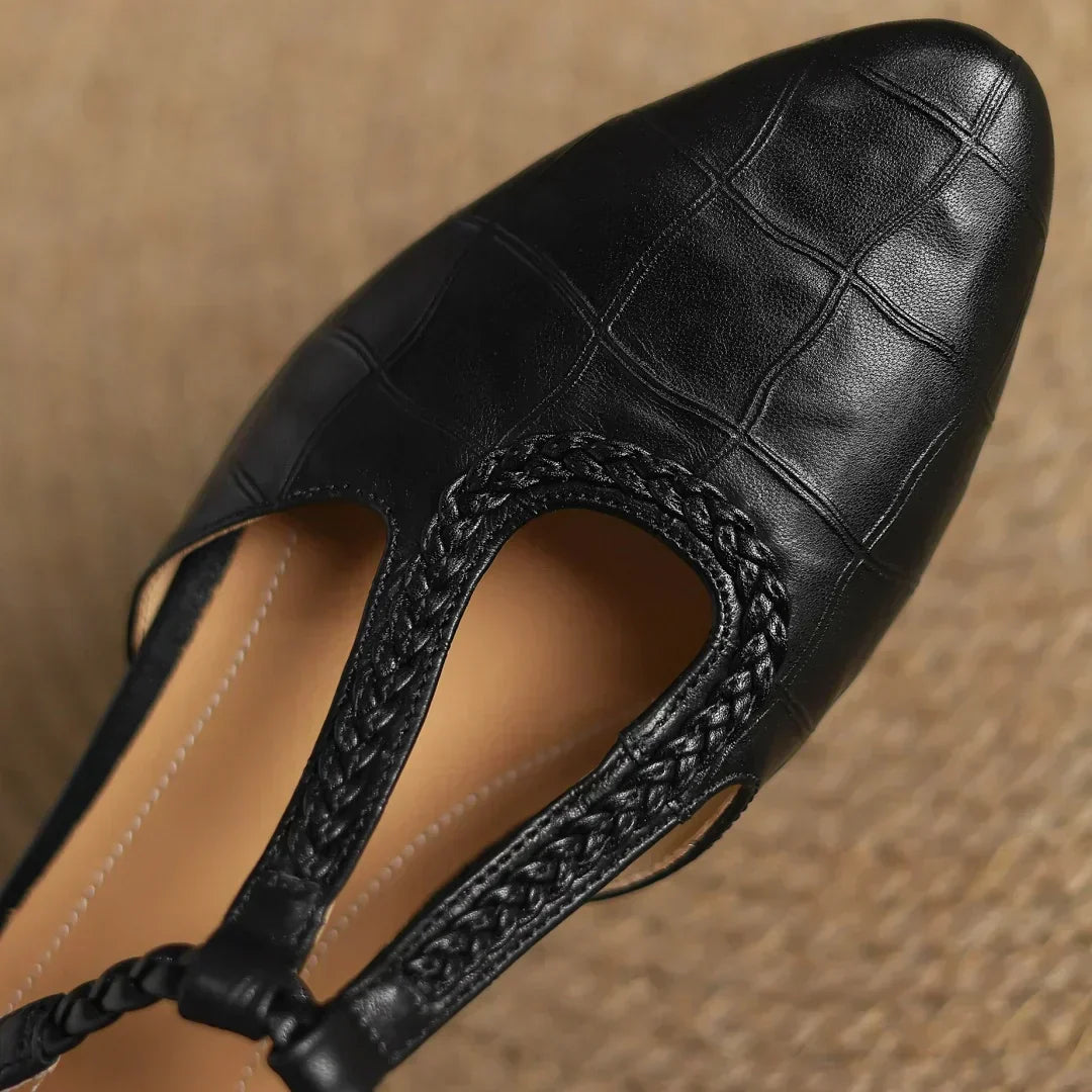 Braided Leather Shoes