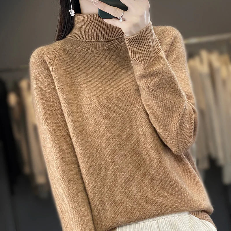 Isla | Cashmere Turtleneck Jumper