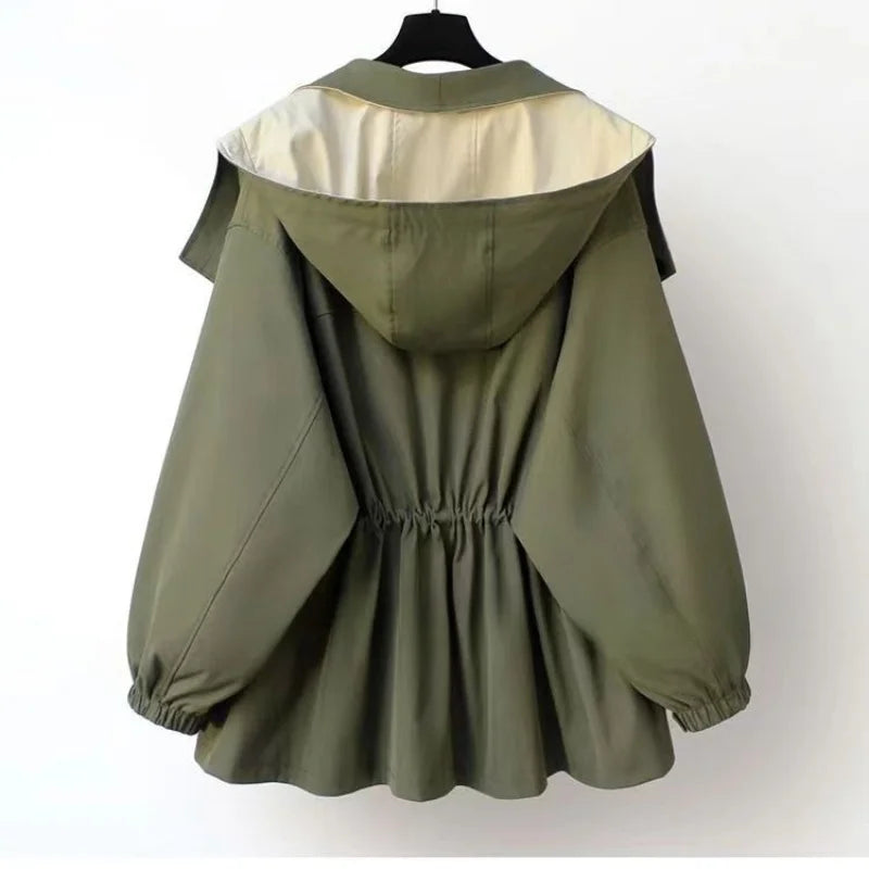 Xiandra™ - Trendy Hooded Windbreaker Coat