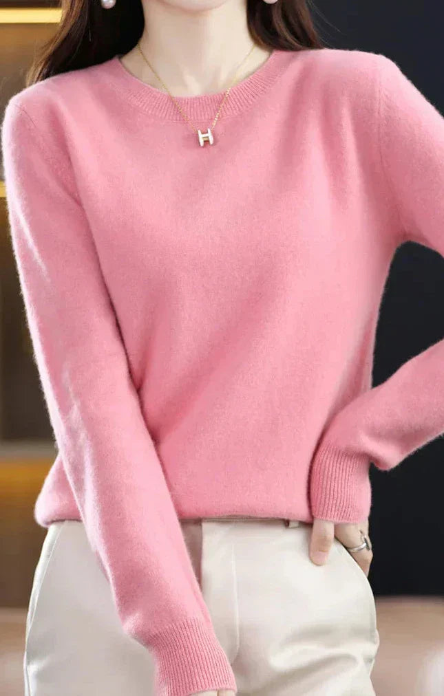 Willow | Fine Cashmere Crew-Neck Jumper