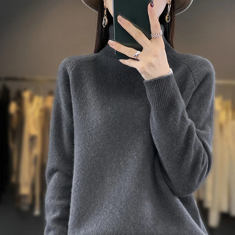 Isla | Cashmere Turtleneck Jumper