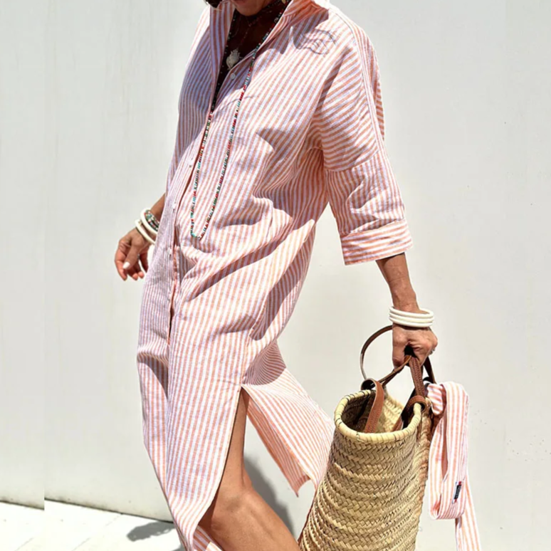Elfrida™  Stylish Striped Dress